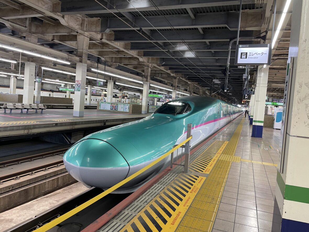 大宮駅から福島駅に新幹線で移動