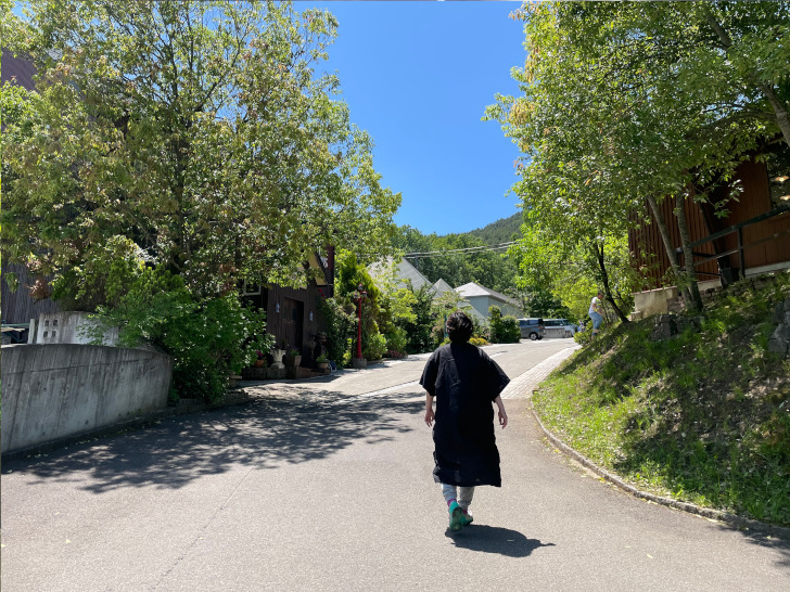 福島県福島市のアンナガーデンを散歩