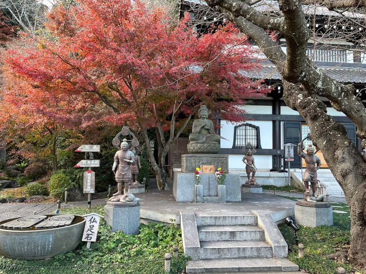 祈りと彩りの花浄土。鎌倉「長谷寺」の仏足石
